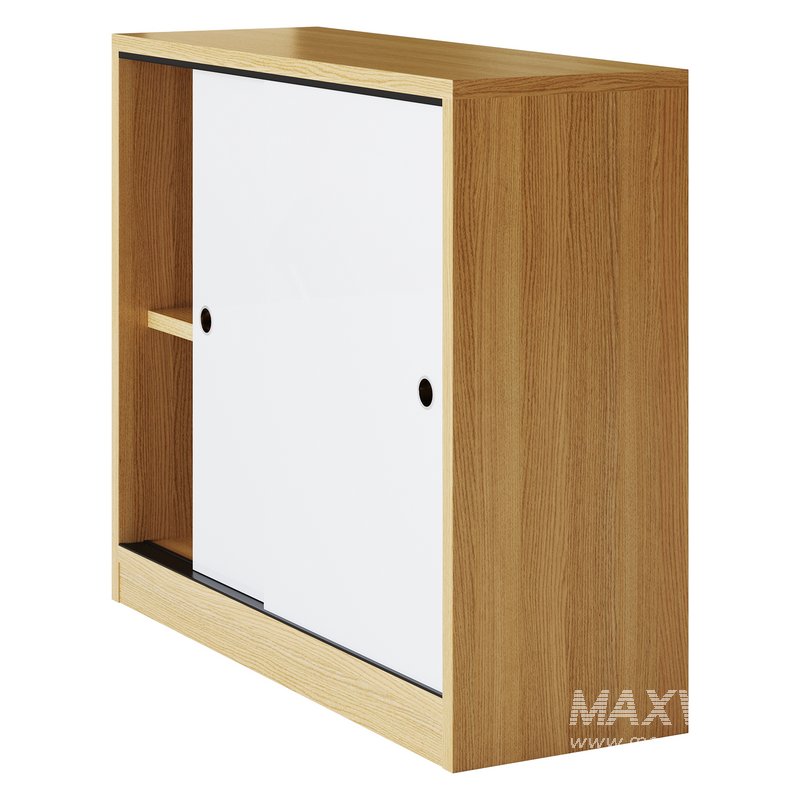 Living Room Contemporary Manufactured Wood Sideboard with Doors - Image 6