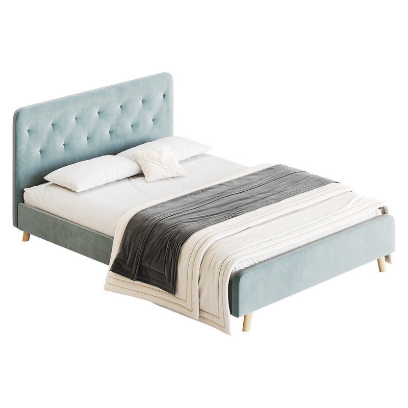 Emmerson Upholstered Low Rise Bed Frame - Image 5