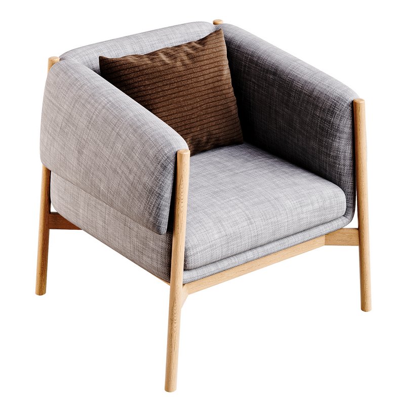 Tekou armchair gray - Image 7