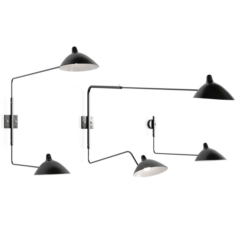Serge Mouille wall lamp - Image 3