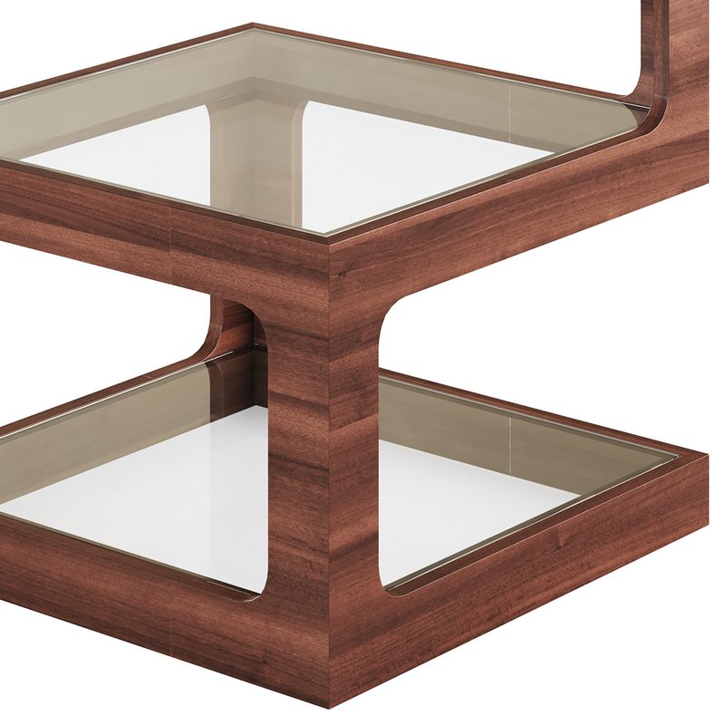 Modern Glass Side Table - Image 5