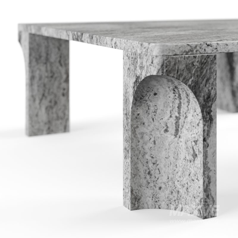 Doric marble coffee table by Gubi - Image 3