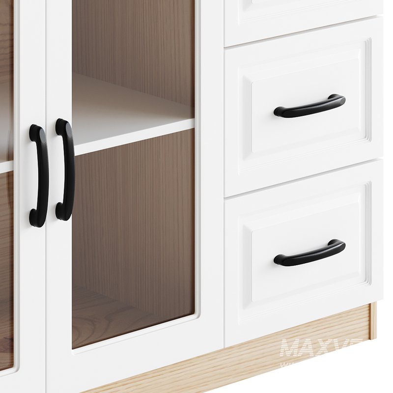 Modern Wood Buffet Cabinet 2 - Image 6