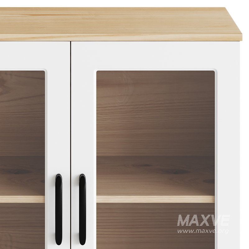 Modern Wood Buffet Cabinet - Image 7