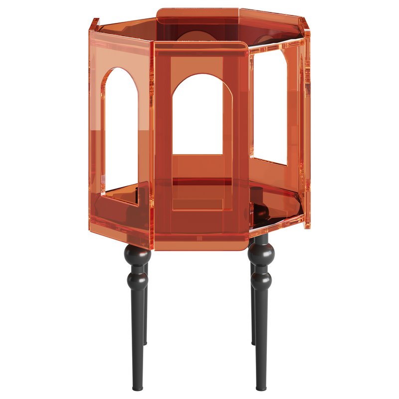 Retro Acrylic Side Table - Image 7