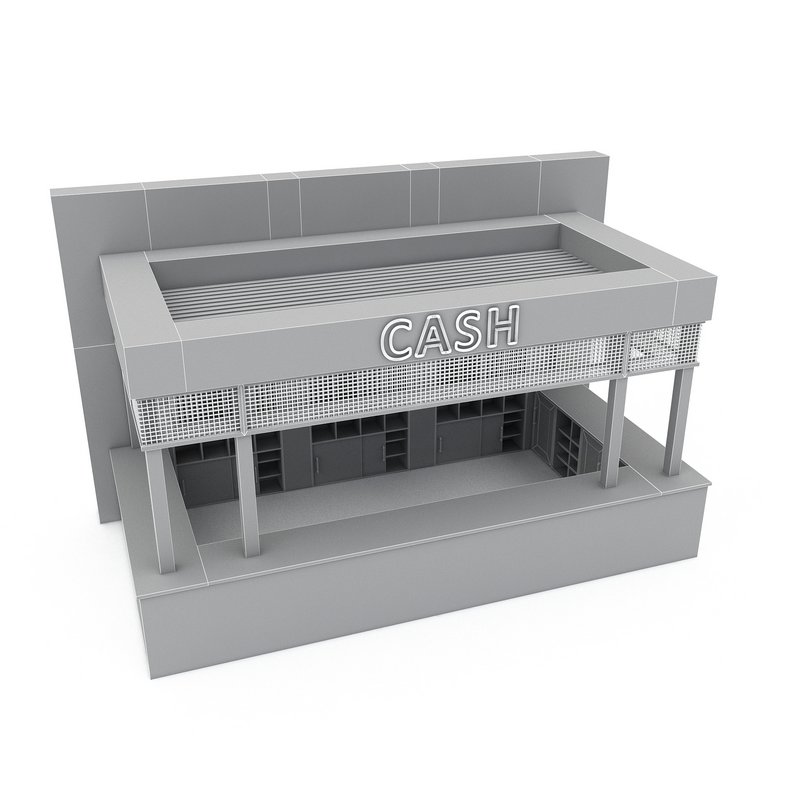 3D model bowling cash - Image 4