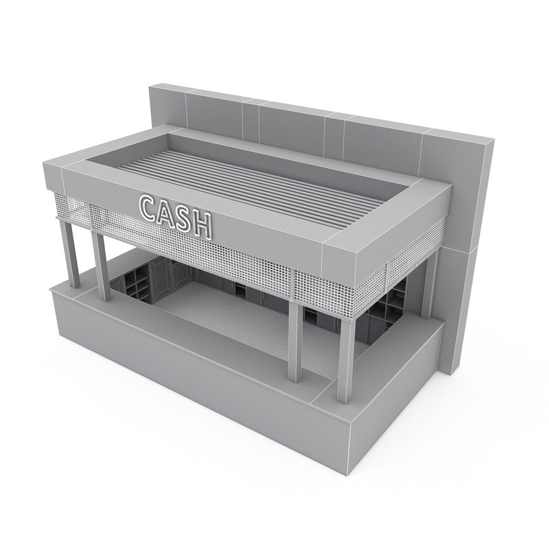 3D model bowling cash - Image 7