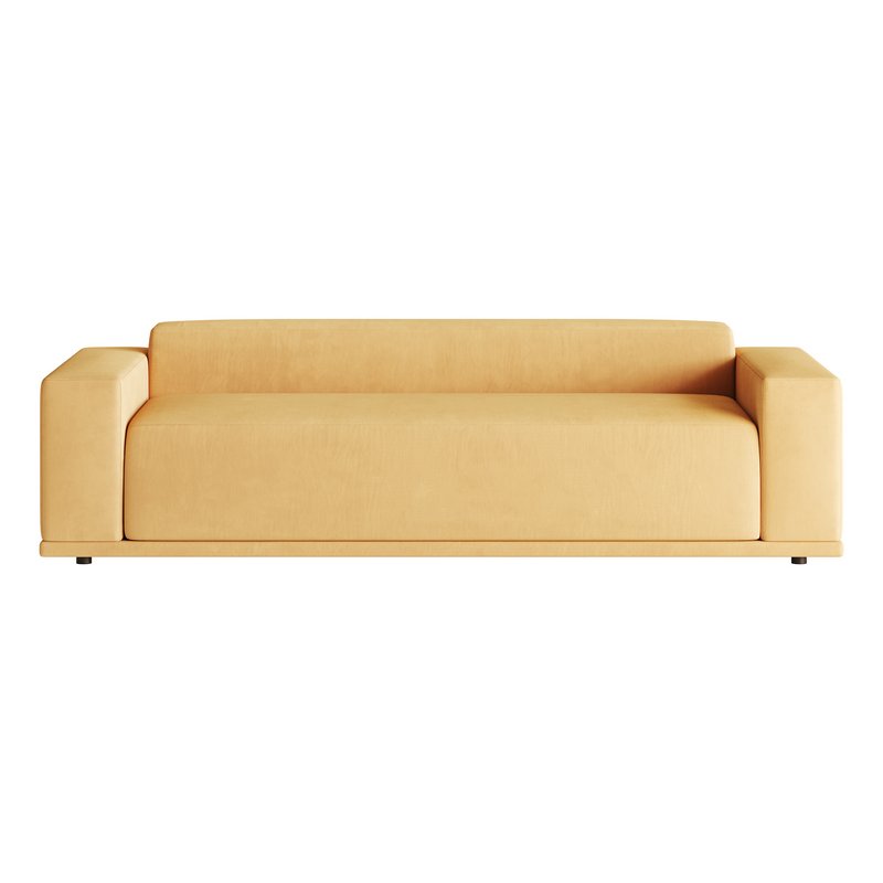 WHEAT PERFORMANCE VELVET SOFA - Image 7