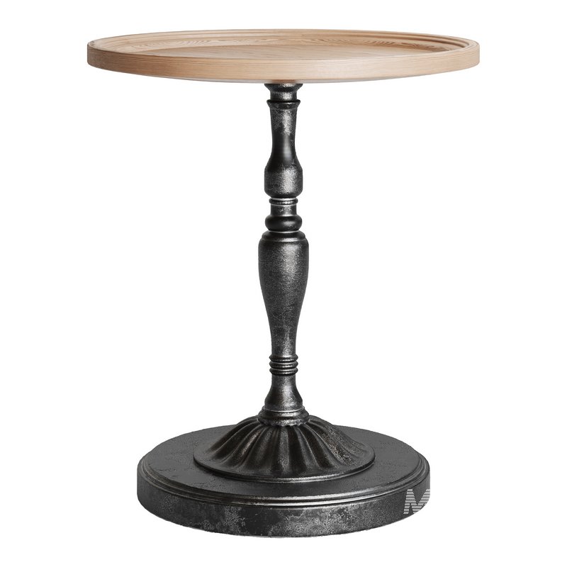Vintage Round Side Table - Image 6