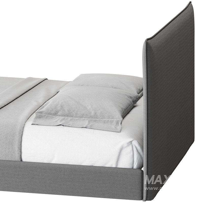 FACADE SHADOW VELVET QUEEN BED - Image 6