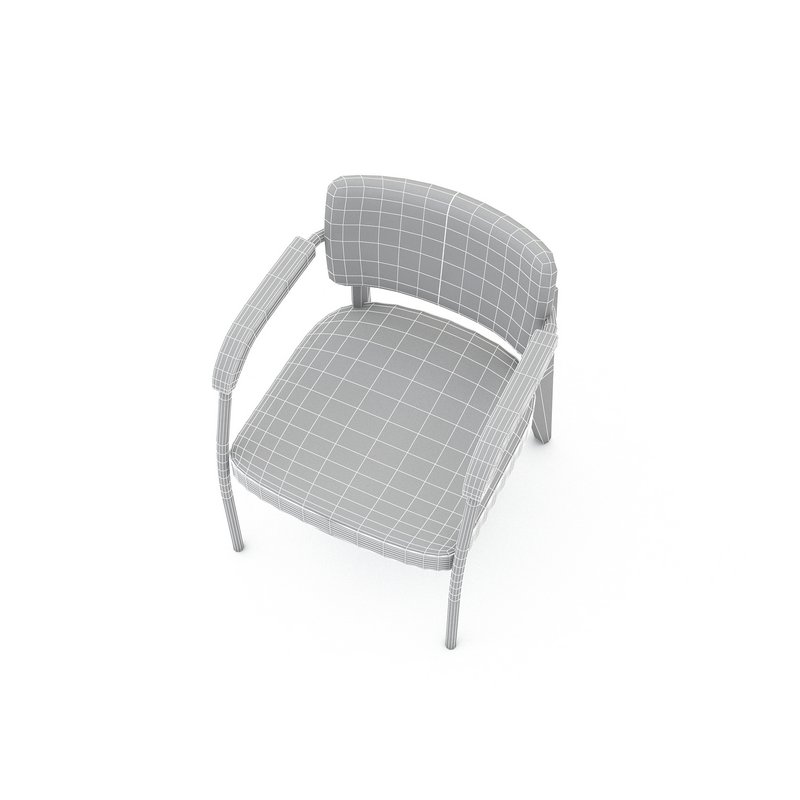 modern chair 05 3D model - Image 7