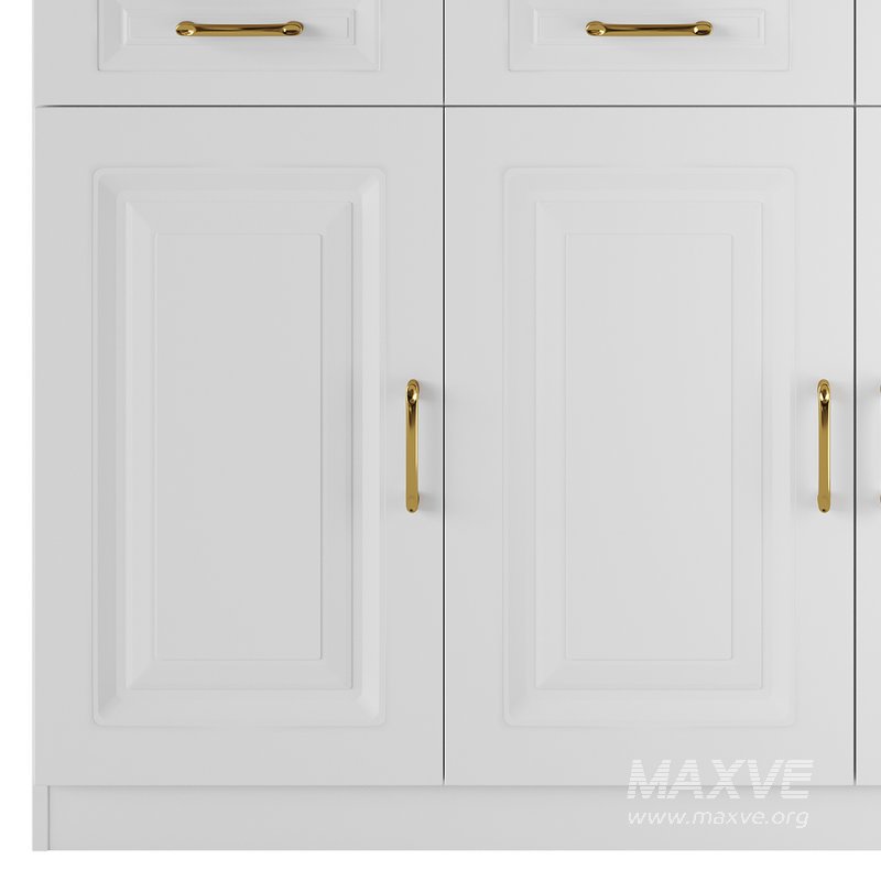 Modern Wood Sideboard Credenza 3 - Image 7