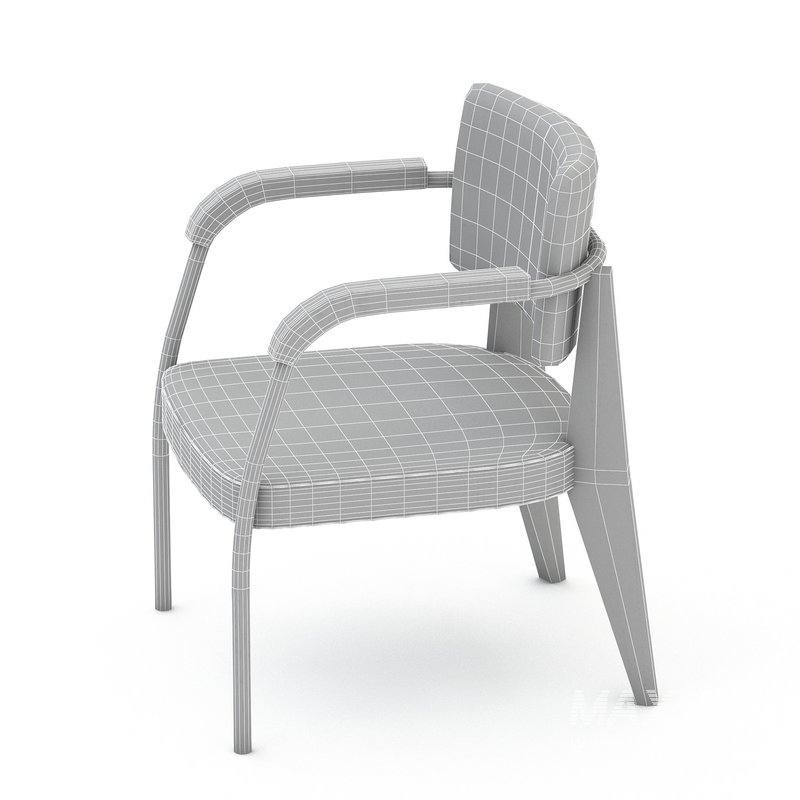 modern chair 05 3D model - Image 6