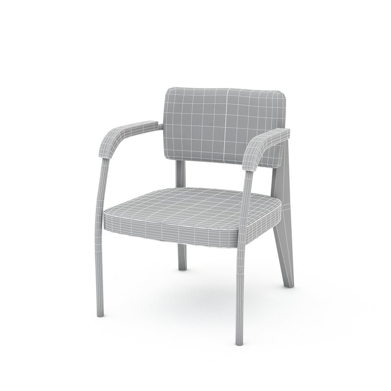 modern chair 05 3D model - Image 8