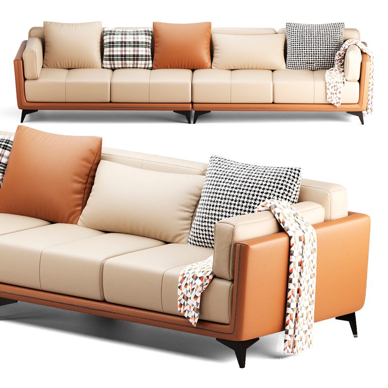 Leather sofa - Image 6