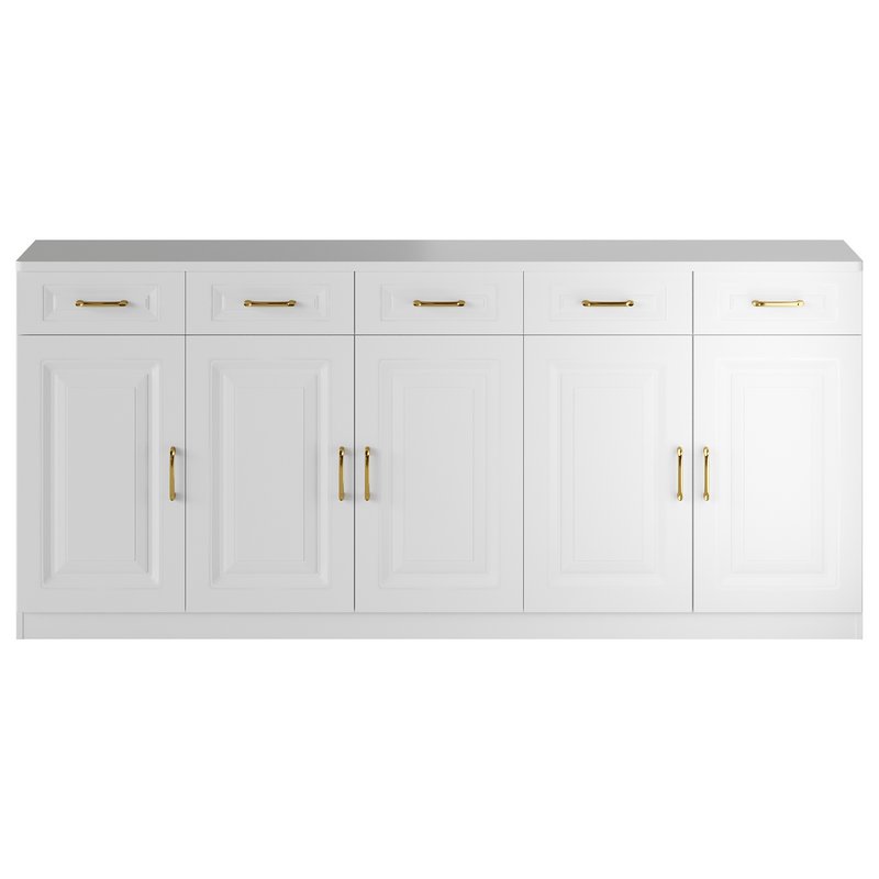 Modern Wood Sideboard Credenza 1 - Image 7