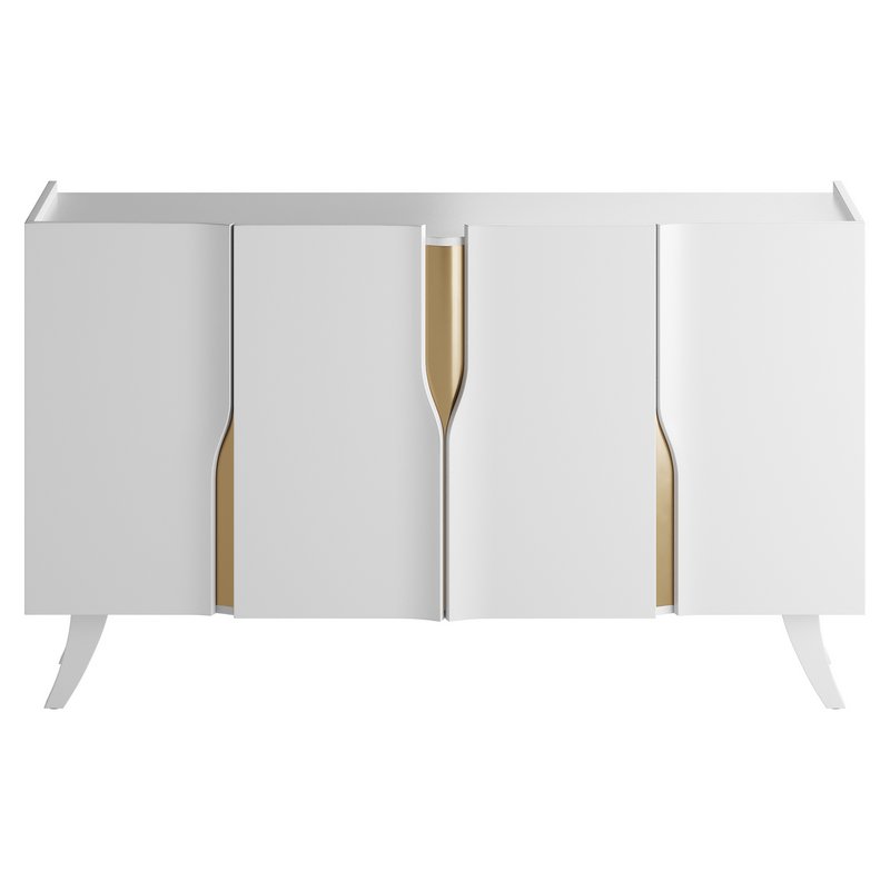 Modern White Sideboard Buffet - Image 7