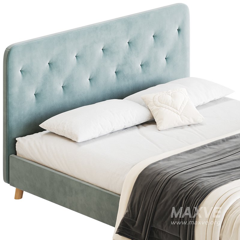 Emmerson Upholstered Low Rise Bed Frame - Image 7