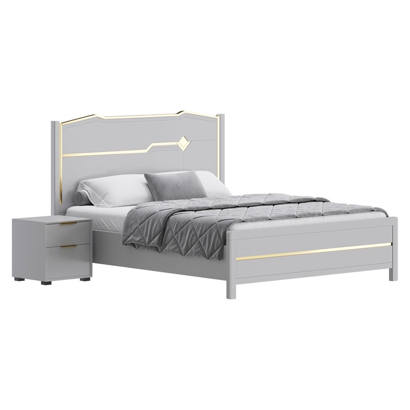 Modern White Bed I - Image 7