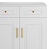 Sumptuous White Wood Sideboard Credenza - Thumbnail 7