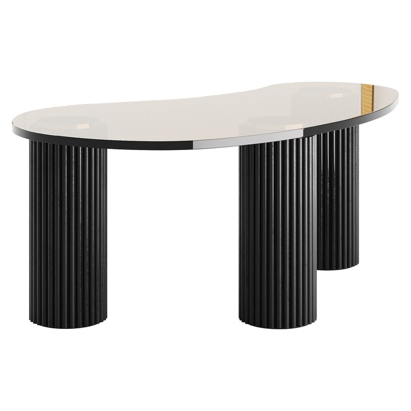 Modern Black Coffee Table - Image 7