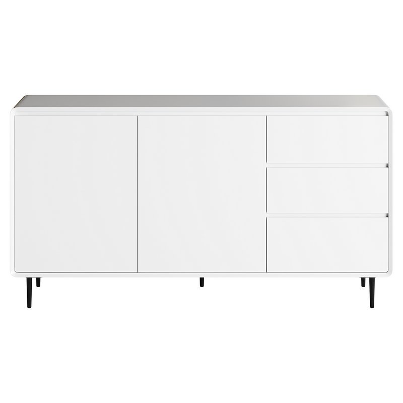 Modern Wood Sideboard with 2 Doors - Image 5