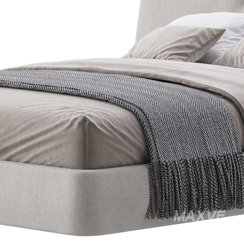 Hendricks Gray Fabric bed - Image 7