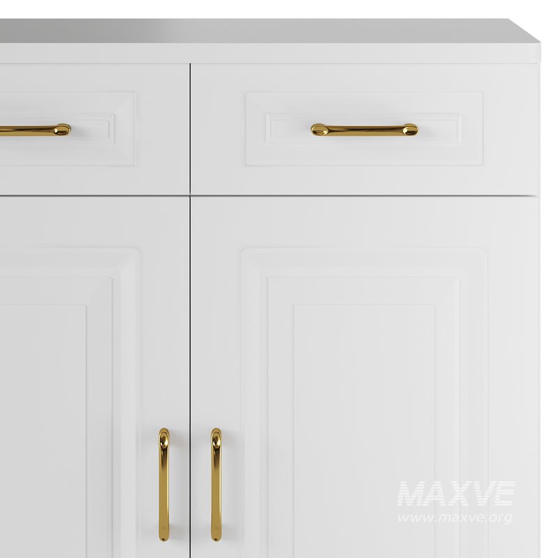 Modern Wood Sideboard Credenza 2 - Image 7