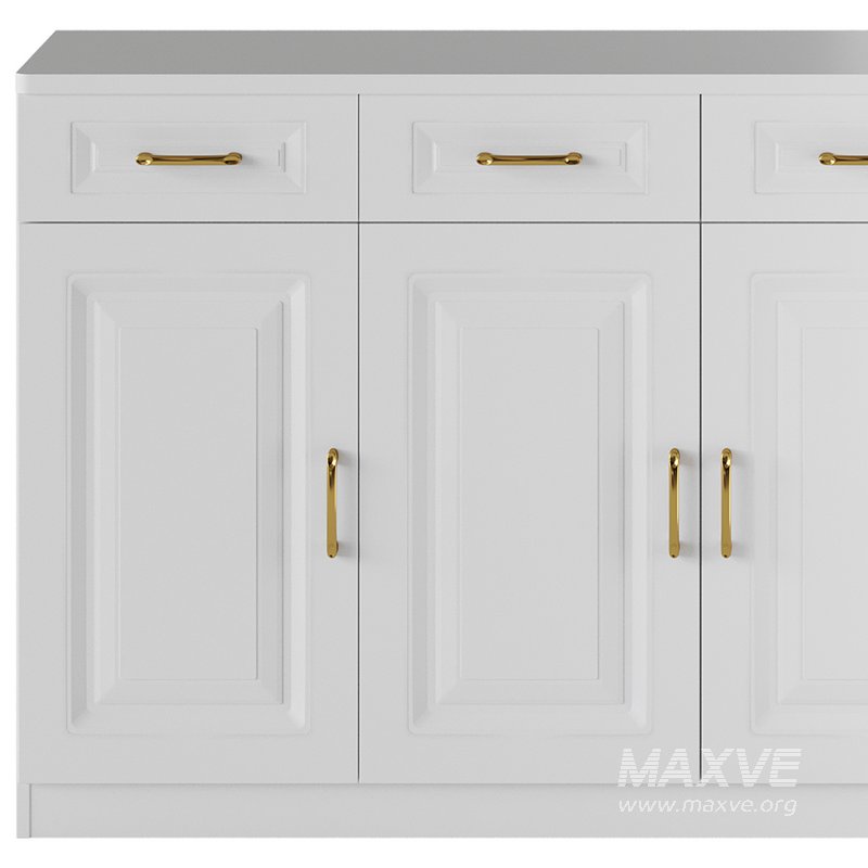 Modern Wood Sideboard Credenza 1 - Image 8