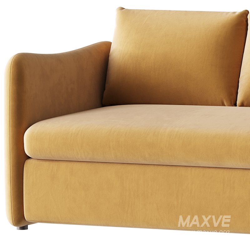 WHITE PERFORMANCE FABRIC SLEEPER SOFA - Image 8