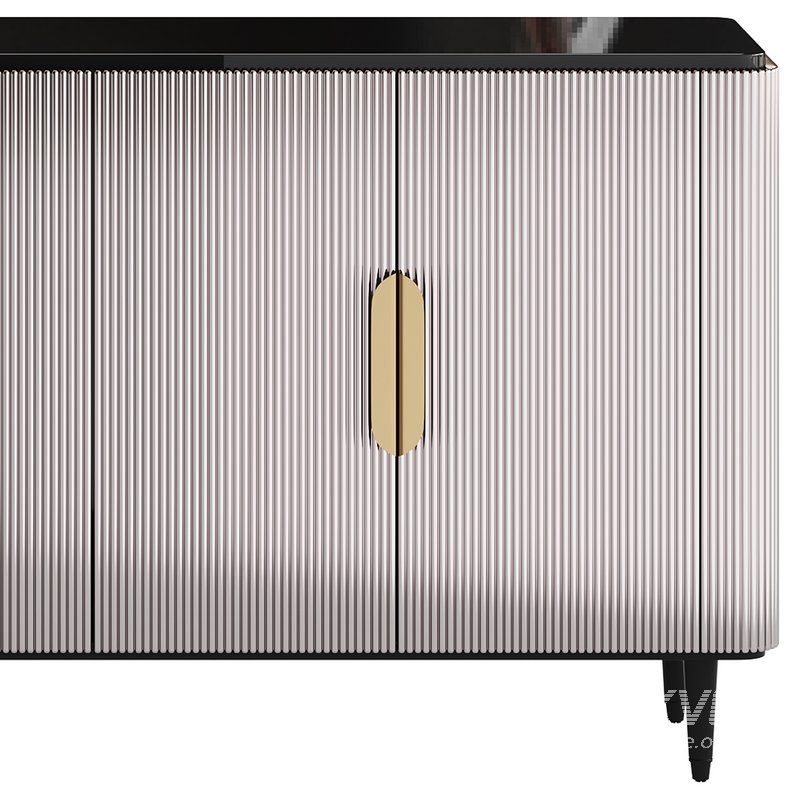 Modern Sideboard Buffet Black Kitchen - Image 9