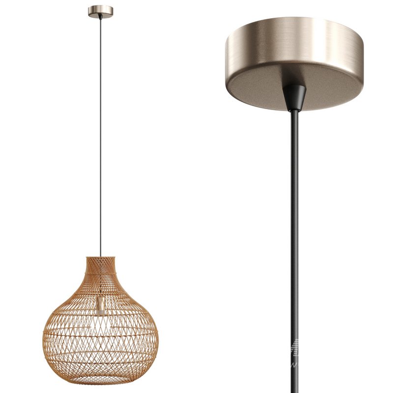 Broome rattan pendant light oceanluxe - Image 3