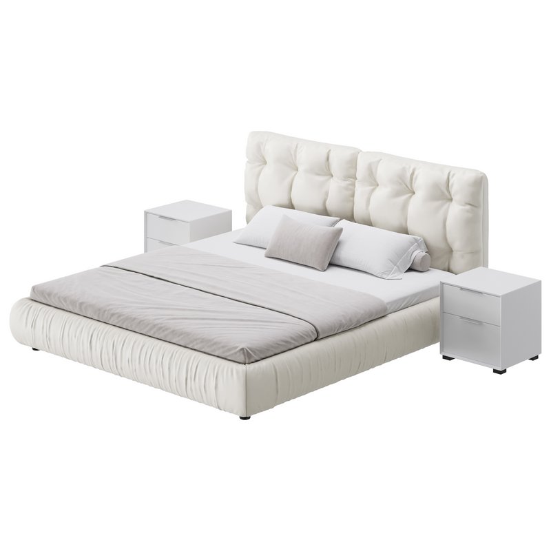 Modern Bed Frame Foam Standard Bed - Image 7