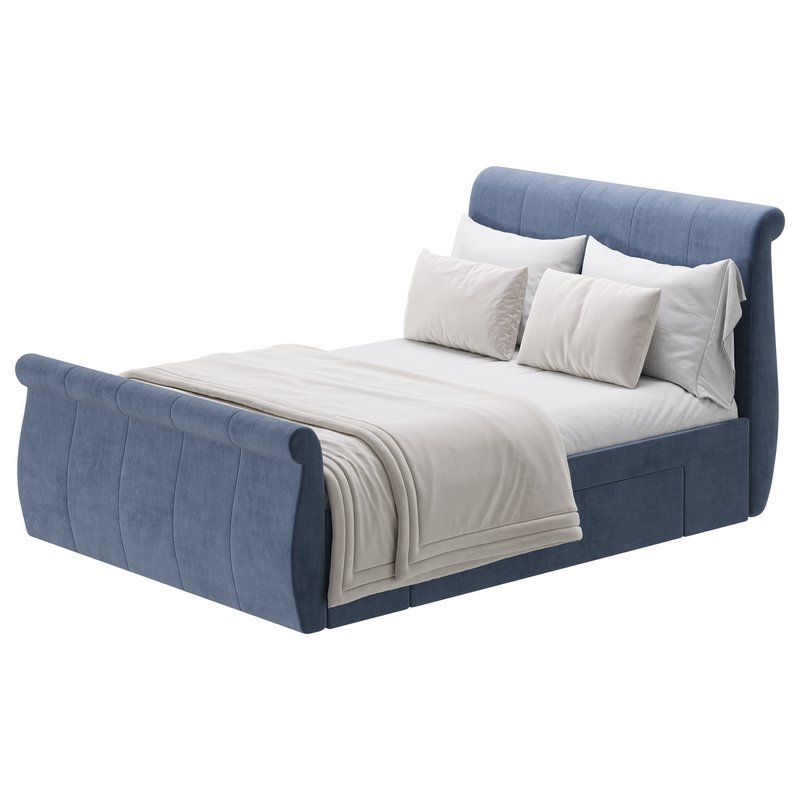 Lucia Upholstered Bed - Image 8