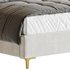 White Faux Leather Upholstered Modern Bed - Thumbnail 8