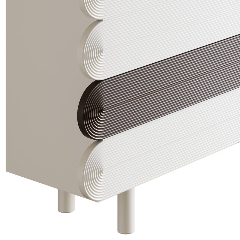 Modern White Sideboard - Image 8