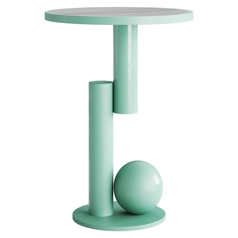 Simple Round Side Table - Image 8
