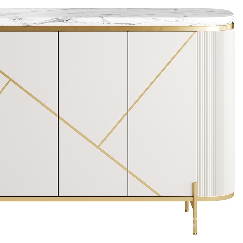 Sideboard Buffet Faux Marble - Image 8