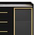 Modern Glass Door Wood Sideboard 3 - Thumbnail 8