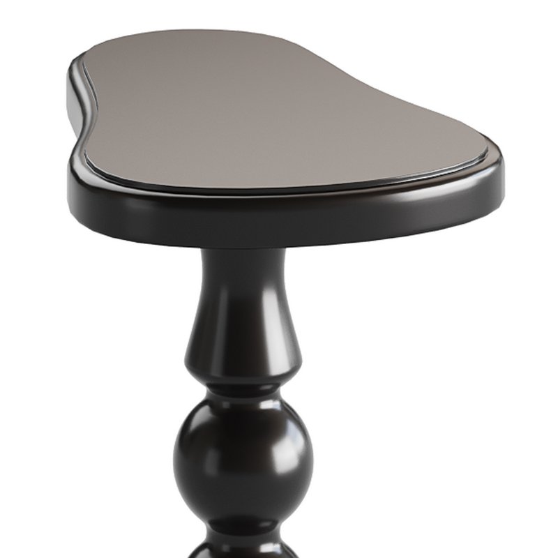 Retro Solid Wood Side Table - Image 8