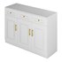 Sumptuous White Wood Sideboard Credenza - Thumbnail 8