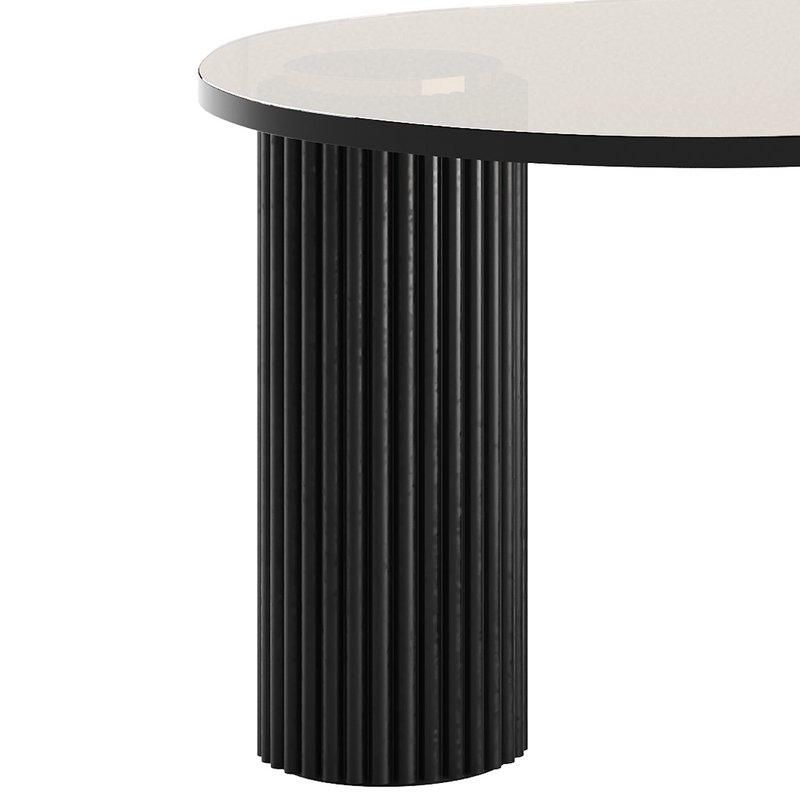 Modern Black Coffee Table - Image 8