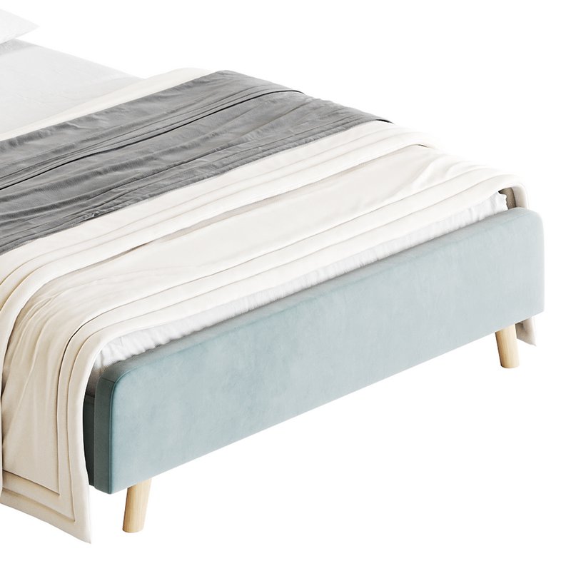 Emmerson Upholstered Low Rise Bed Frame - Image 10