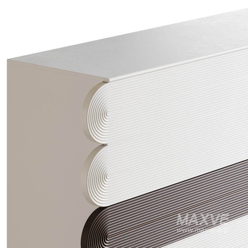 Modern White Sideboard - Image 9