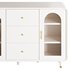 Modern White Sideboard Credenza - Thumbnail 9