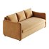 WHITE PERFORMANCE FABRIC SLEEPER SOFA - Thumbnail 10