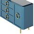 Rindix Blue Sideboard - Thumbnail 9