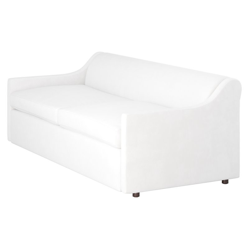 GREY PERFORMANCE FABRIC SLEEPER SOFA - Image 9