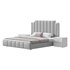 Glam Beige Upholstered Bed - Thumbnail 9