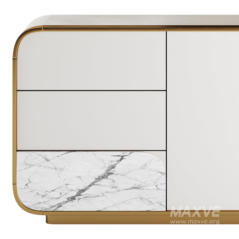 Modern Off White Sideboard - Image 8